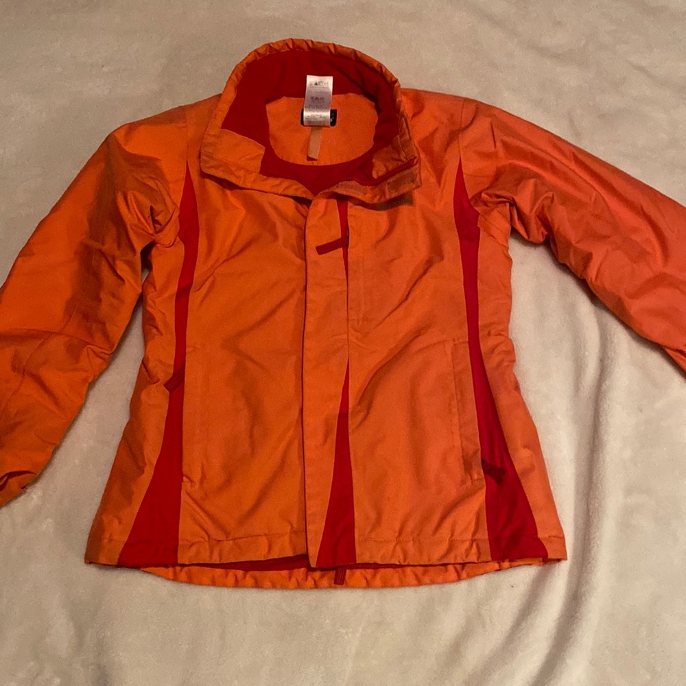 Girls Med sz 10 Patagonia H2NO winter ski snowboard coat in coral.Great cond!